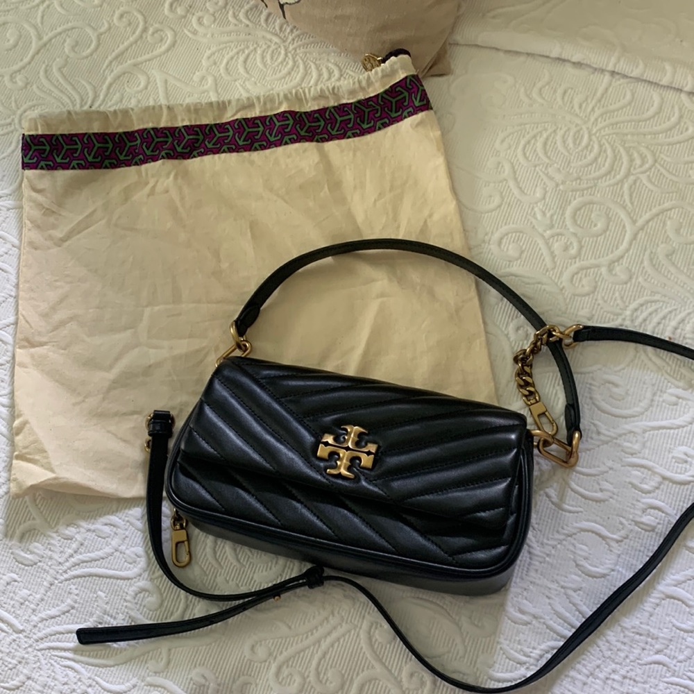 Tory Burch Black Quilted Shoulder Bag